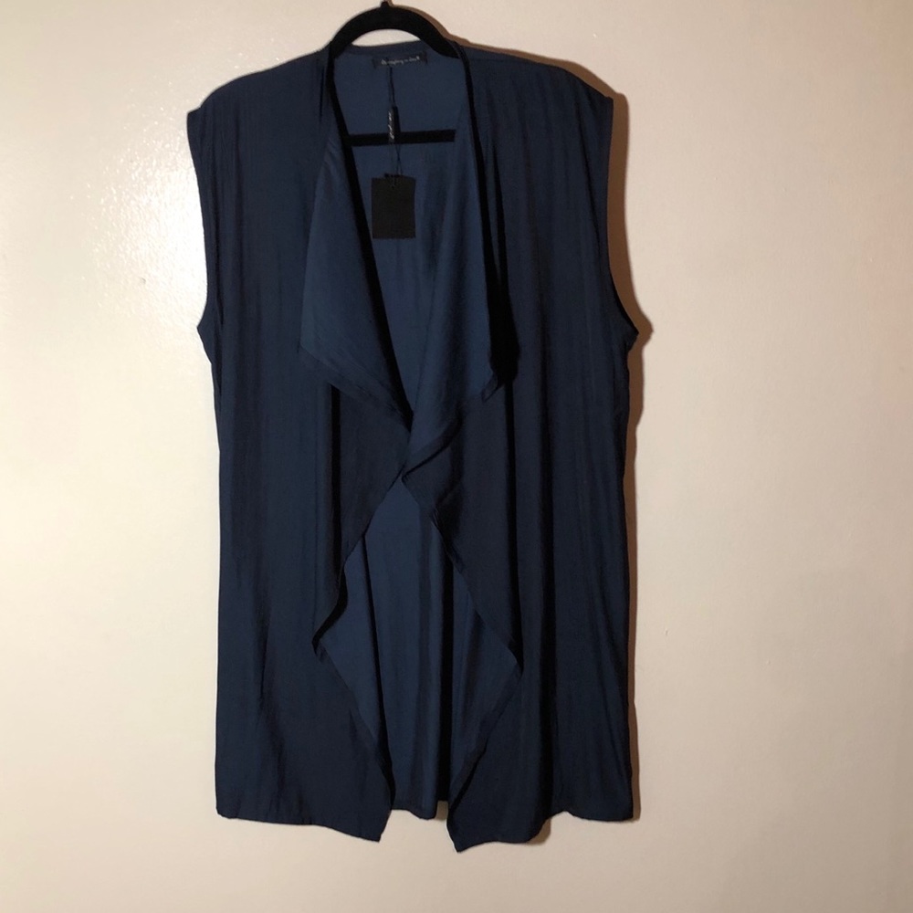 Navy blue Vest NWT